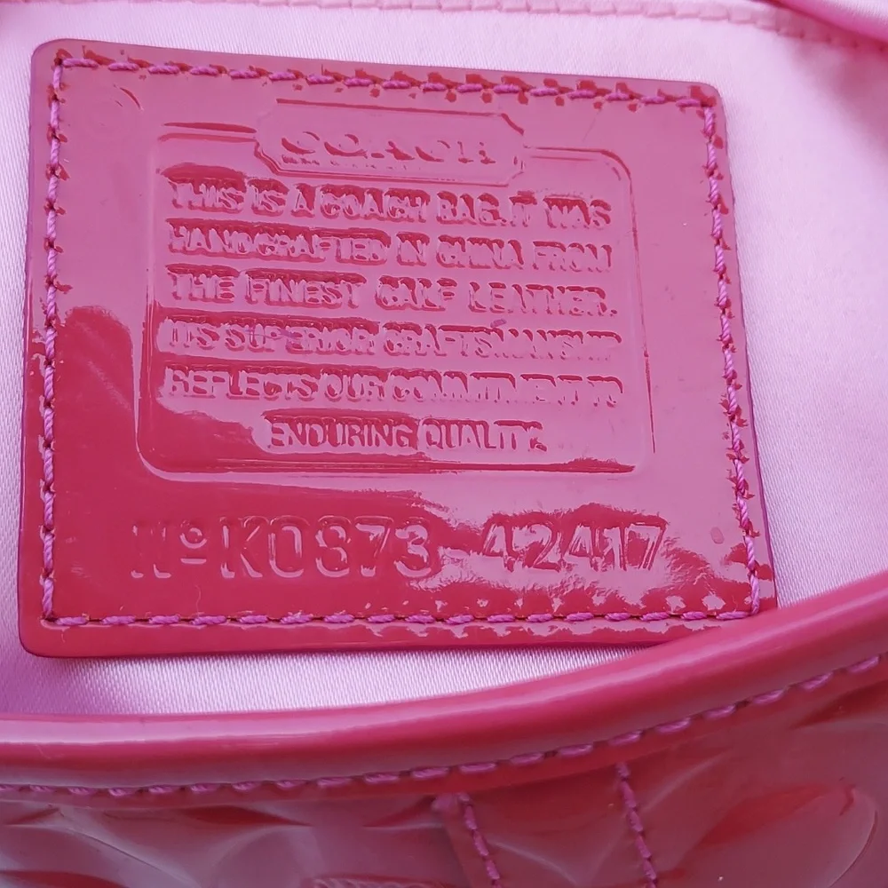 Patent Coach mini bag - Picture 8 of 9